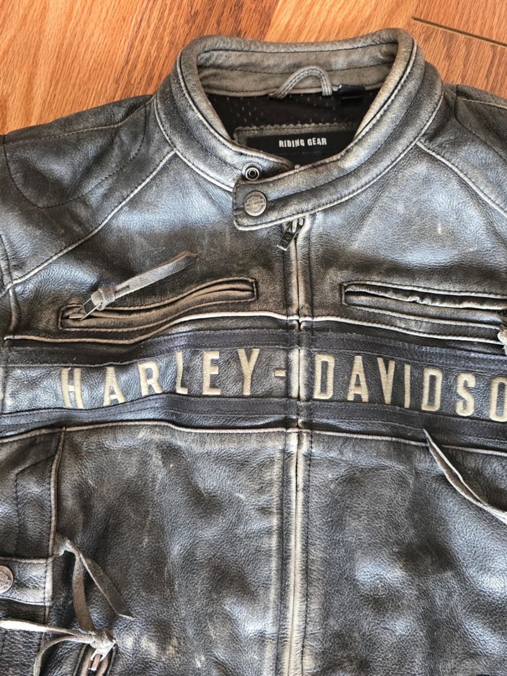 Harley Davidson Men’s Leather Jacket. Motorcycle Jacket. New!!! Size Large - Picture 11 of 15
